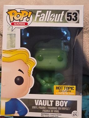 Funko Green Vault Boy Pop! Figure Hot Topic Exclusive # 53